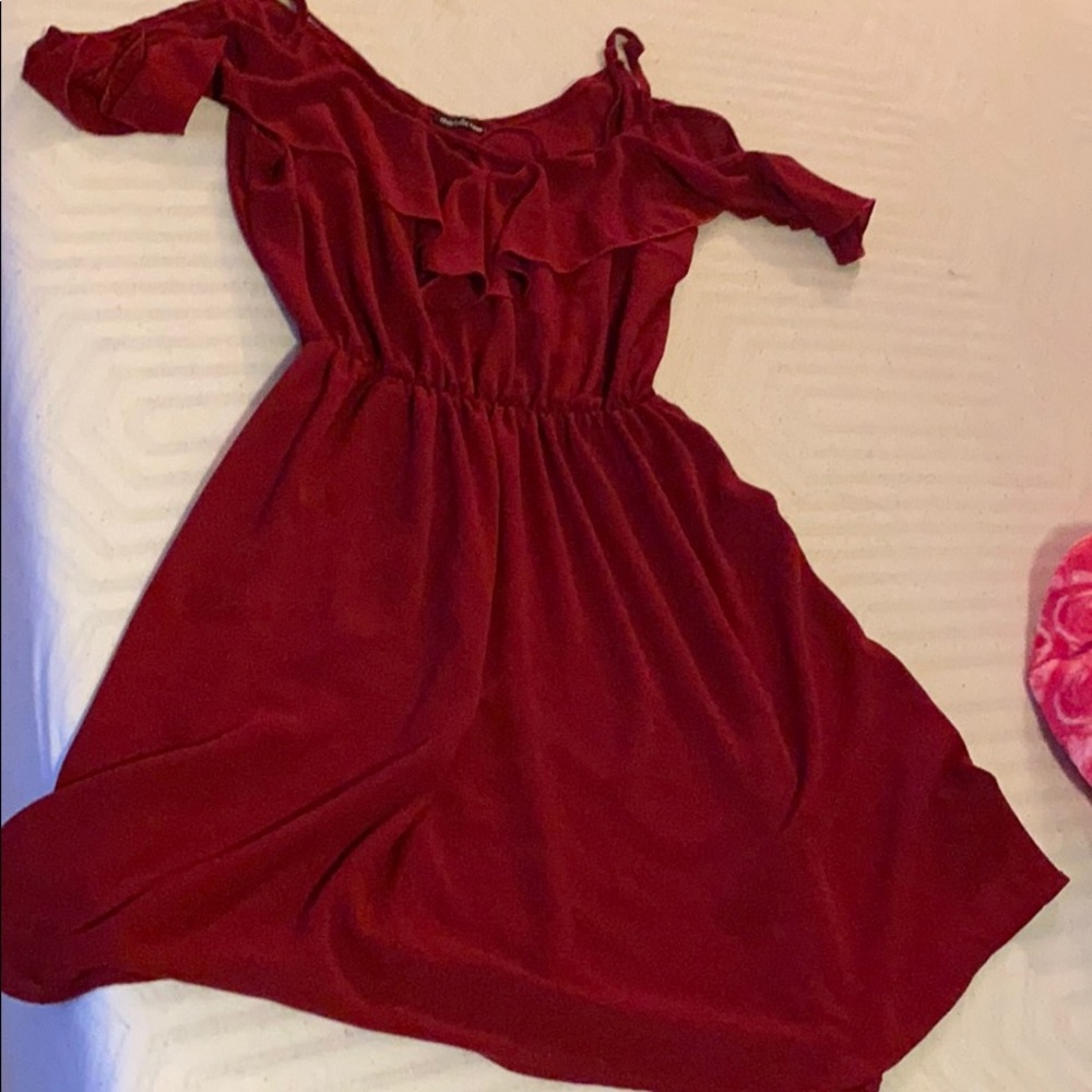 Cold shoulder dress